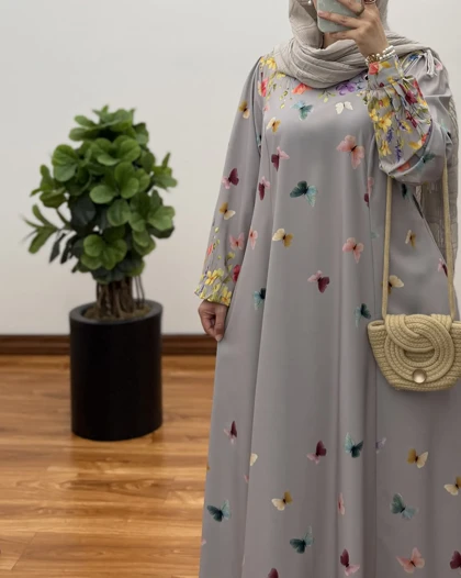 پیراهن بلند زنانه مدل ملورین