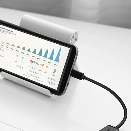 مبدل OTG میکرو به USB-A یوگرین UGREEN US133 10396