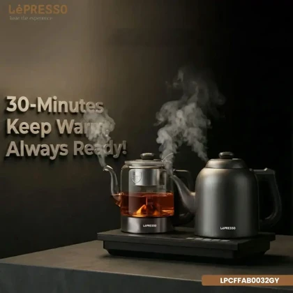 چای ساز و کتری برقی لپرسو LePresso مدل LPCFFAB0032GY