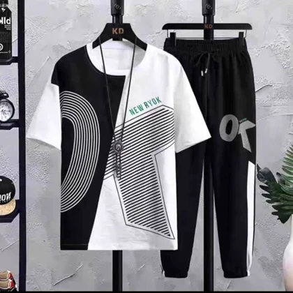 تیشرت نصف نصف OK