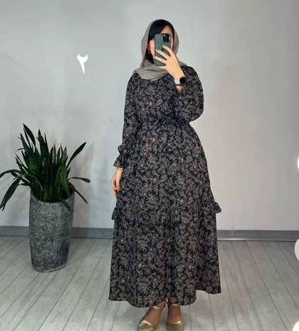 پیراهن مانتویی شکوفه 1