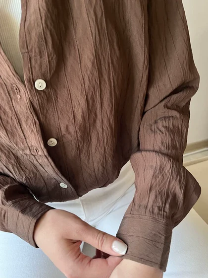 شومیز کد 247 قهوه ای