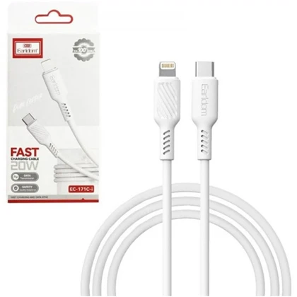 کابل تایپ سی به لایتنینگ ارلدام مدل EC-171C-L توان 20 وات یک متری