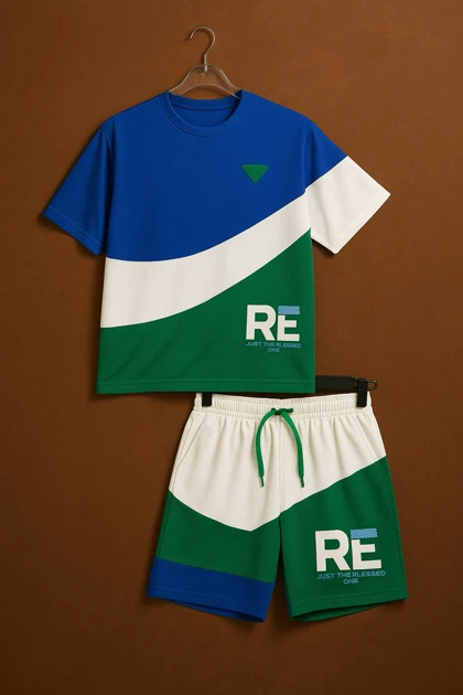 ست تیشرت شلوارک طرح BOTEGA