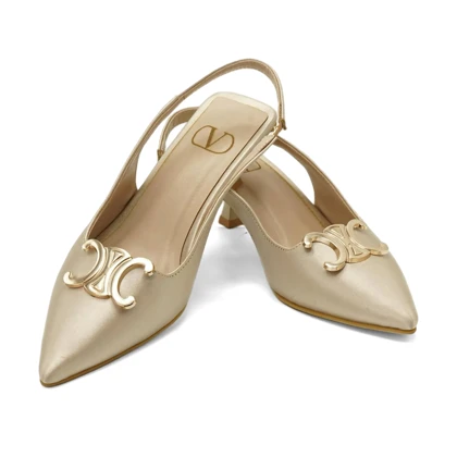 کفش مجلسی زنانه پاشنه‌دار 3 سانت مدل 400351 _ sandal valentino