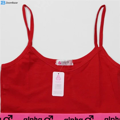 ست نیم‌تنه و شورت ورزشی زنانه کوزا مدل 9141-3 رنگ قرمز