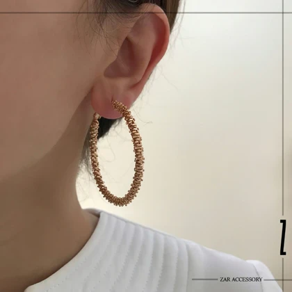 گوشواره حلقه‌ای خاویاری