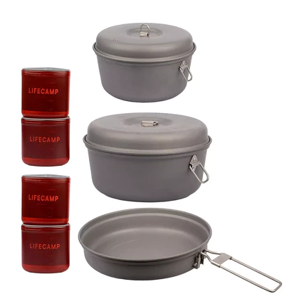 ست قابلمه 6 نفره LIFE CAMP