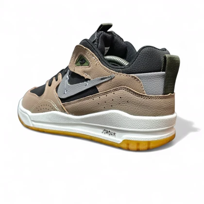 کتانی مردانه نایک جردن TZP مشکی قهوه ای