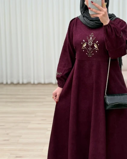 مانتو پیراهنی زنانه مدل گنجشک
