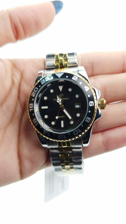 ساعت مردانه رویال فورس RoyalForce RF0209M با موتور کوارتز و طرح رولکس