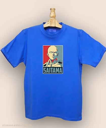 تیشرت مردانه و زنانه طرح وان پانچ من شخصیت سایتاما کد 901