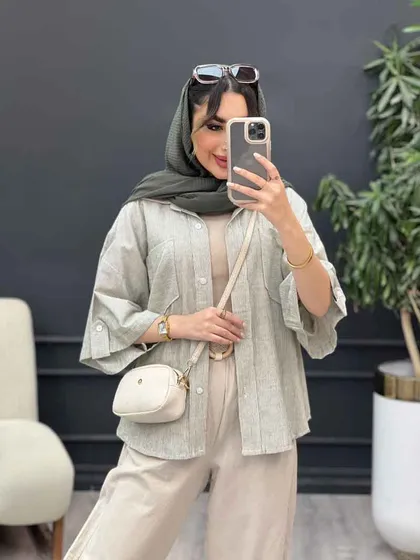 شومیز راه راه نگار