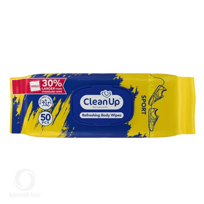 دستمال مرطوب 50 عددی SPORT CLEAN UP