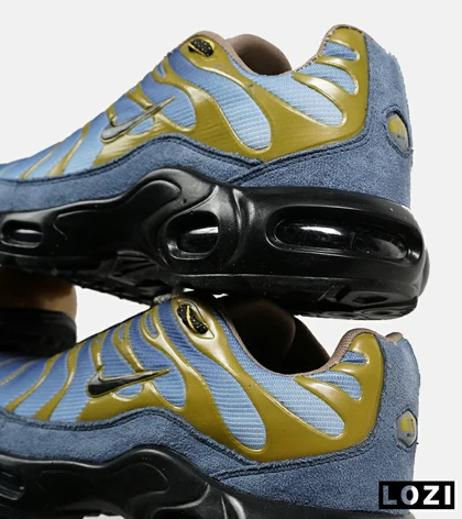 کفش کتانی مردانه و زنانه آبی طلایی NIKE AirMax Plus TN Ultra مدل 6880