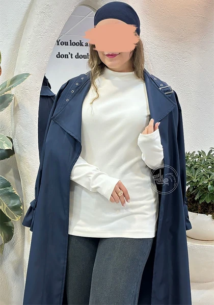 بلوز یقه گرد بلکا