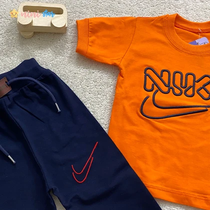 تیشرت شلوارک پسرانه NIKE پنبه 1 تا 5 سال