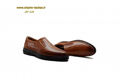 کفش مردانه طبی اداری رسمی چرم طبیعیsi170