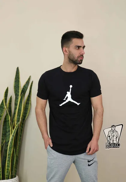 تیشرت مشکی مردانه JORDAN