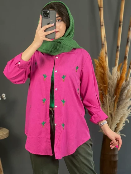 مانتو گلدوزی کاکتوس 1120