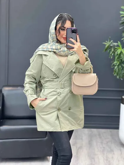 بارانی شش دکمه پشت پاگن