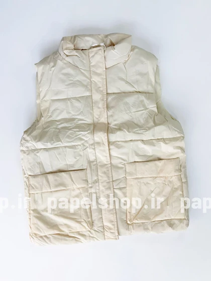 پافر زنانه شمعی زیپ مخفی دوجیب