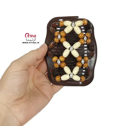 شانه جادویی مهره ای مجلسی / پلاستیکی