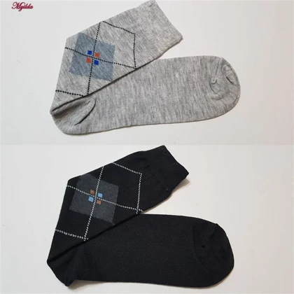 جوراب ساق بلند مردانه مدل پنبه‌ای اسکاچی ضیاکو کد 5185-266-1 بسته 6 عددی