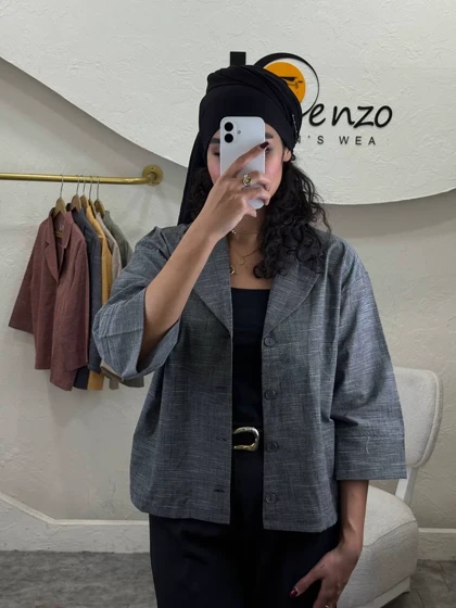 کراپ کت لینن اسلپ هانا