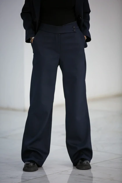 شلوار زنانه بلدینگ دکمه نما