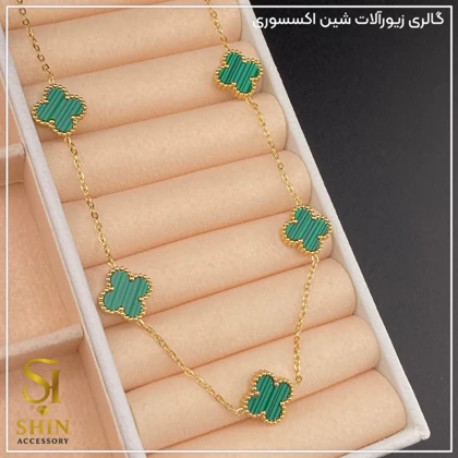 گردنبند زنانه ونکلیف کد gzv07