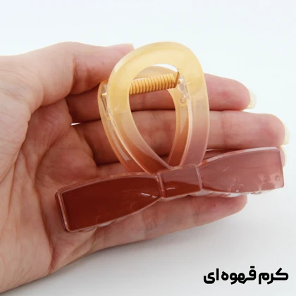 کلیپس دخترانه مدل پاپیون دو رنگ