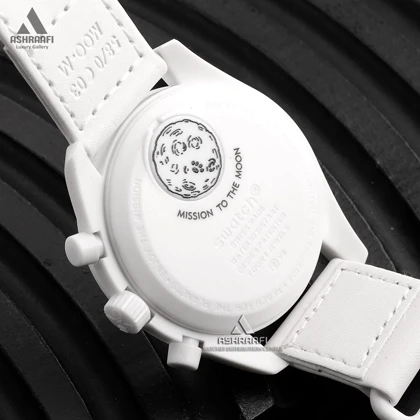 ساعت امگا سواچ سفید Omega x Swatch Speedmaster M00-M