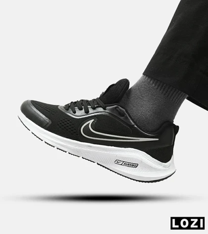 کفش کتانی مردانه و زنانه مشکی نایک NIKE PEGASUS V10 مدل 2134