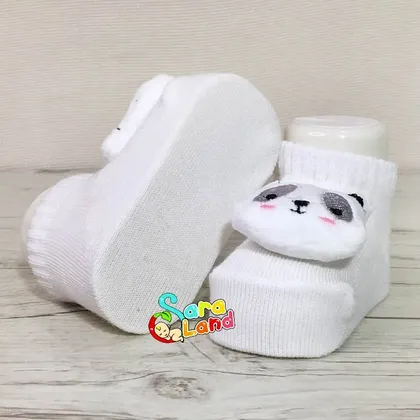 جوراب عروسکی نوزاد مدل پاندا
