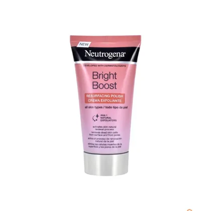 کرم لایه‌بردار و روشن‌کننده صورت نوتروژینا مدل Bright Boost (Resurfacing Polish)