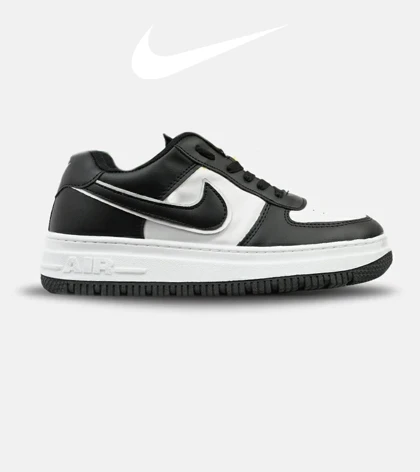 کفش کتانی مردانه و زنانه مشکی سفید نایک NIKE AIR FORCE مدل 4273