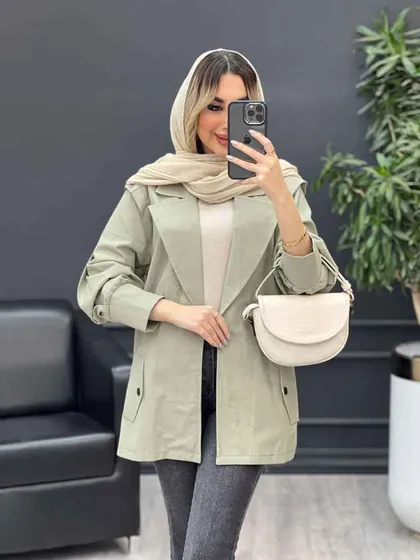 مانتو لینن سر شانه ژیله
