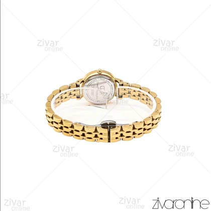 ساعت دنیل ولینگتون زنانه طلایی صفحه سفید خطی اسمال 106309