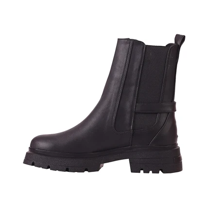 بوت بغل کش سگک دار_مشکی کد 2233