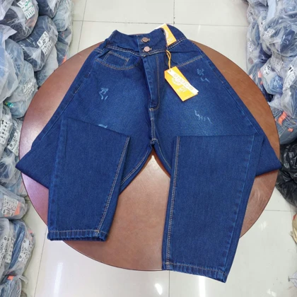 شلوار لی زنانه مام فیت قواره بزرگ