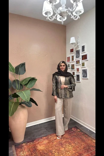کت ژاکاردکوک دوزی