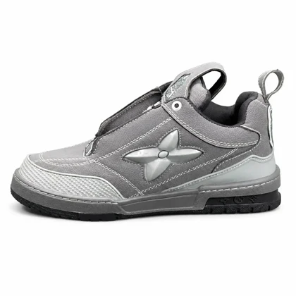 کفش کتانی مردانه مدل ونس لوی ویتون طوسی Vans Louis Vuitton