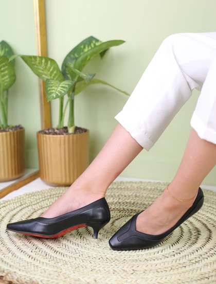 کفش زنانه مجلسی دوتیکه سنگی