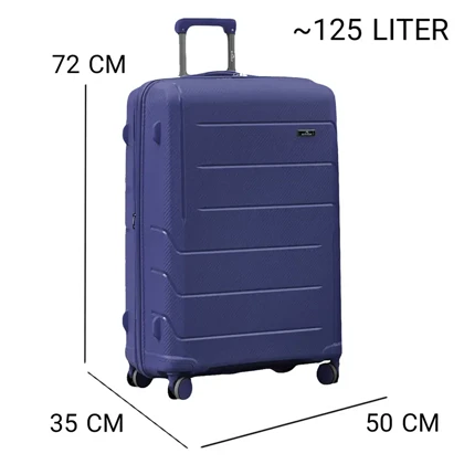 چمدان سایز بزرگ وارداتی اورست مدل EVEREST - EV40151 LARGE