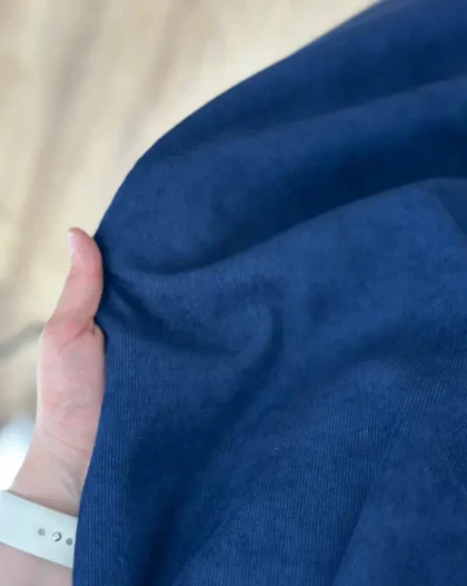 پیراهن مخمل مانتویی جلو دکمه 7308