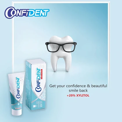 خمیر دندان max whitening کانفیدنت 100 گرم