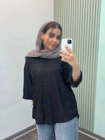 شومیز مانتویی مراکشی مدل صنم کد 50225