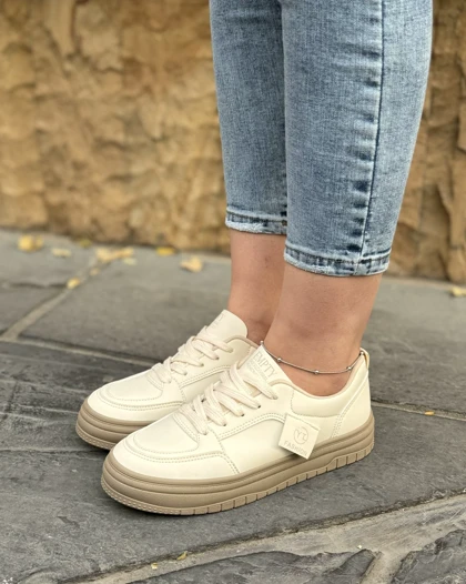 کتانی زنانه ونس فشیون وایتی آلما