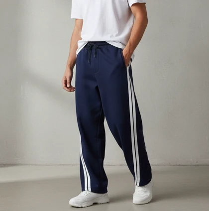 شلوار استریت نوار دوزی پارچه دورس